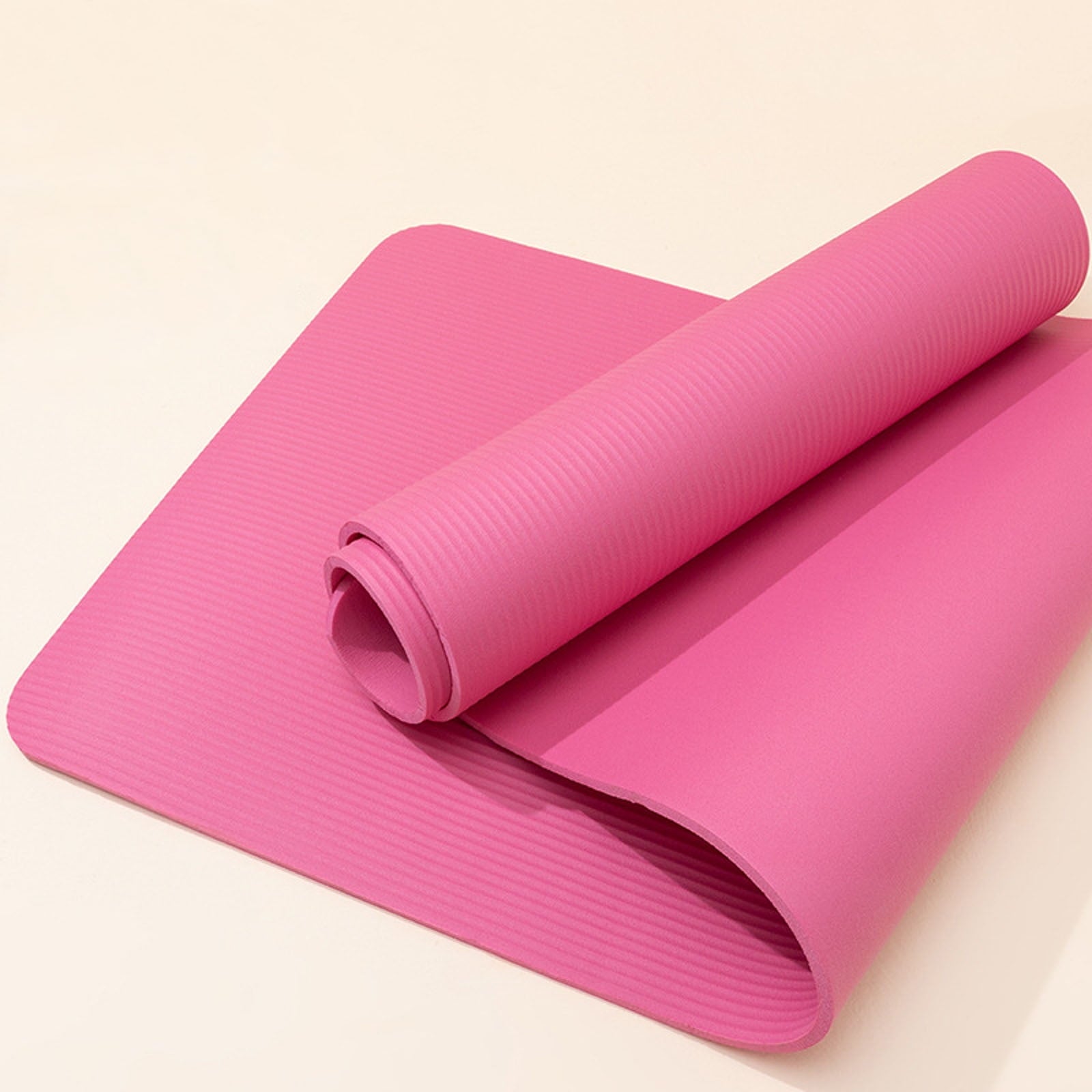 Rubber Yoga Mat - Pink