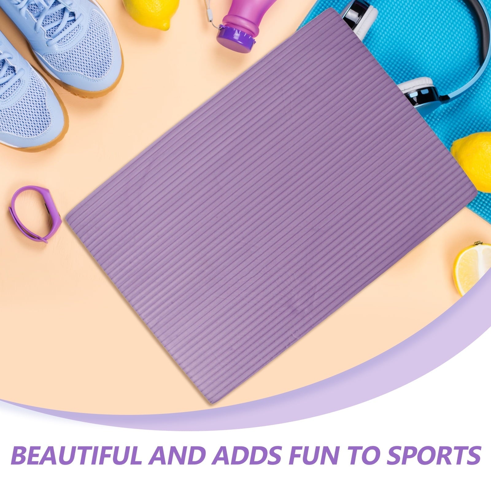 Purple Foam Yoga Balance Mat