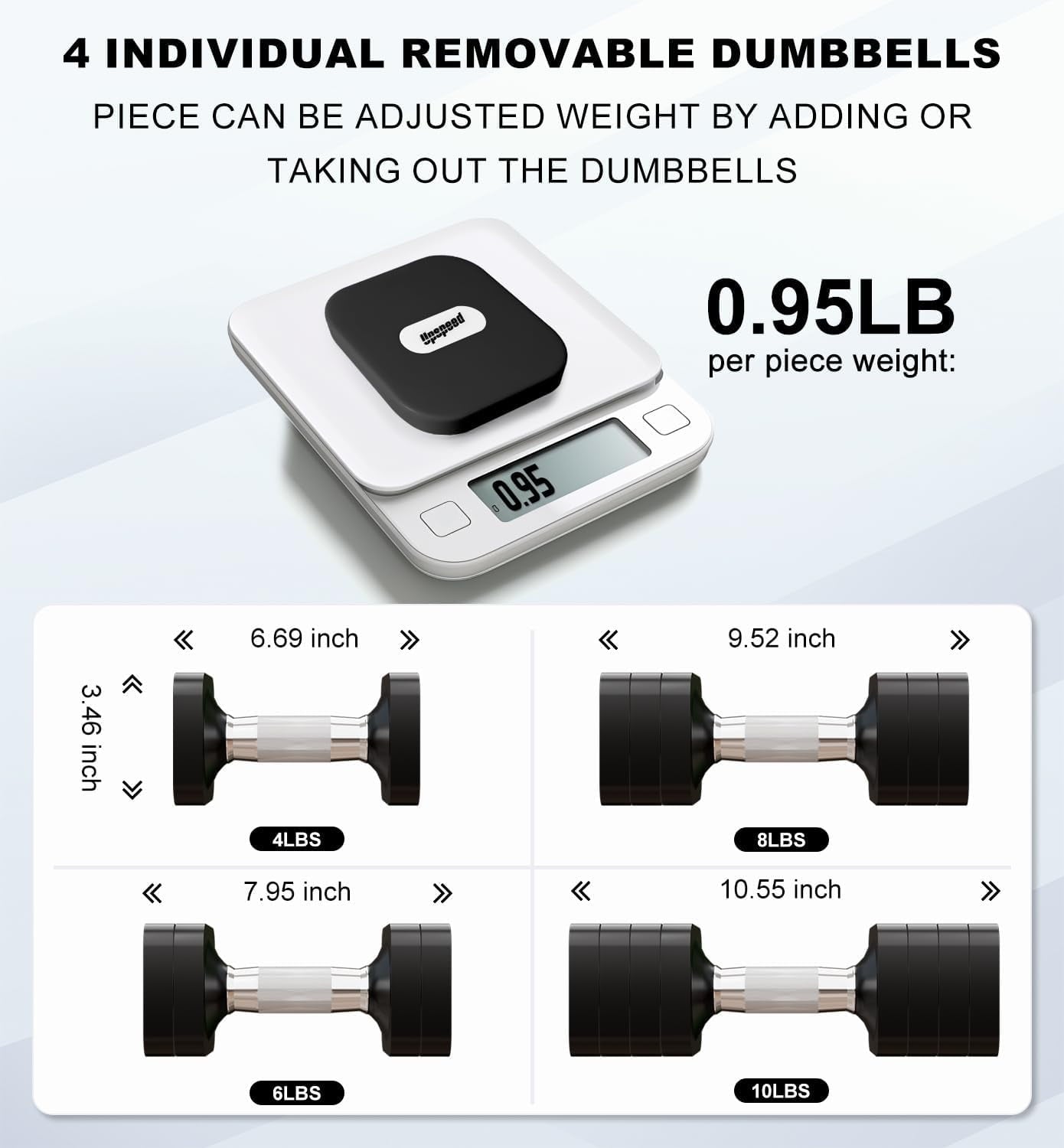 Adjustable Dumbbell Set 15-20 LBS
