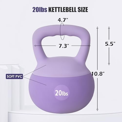 Soft Kettlebell – Purple, 25lbs