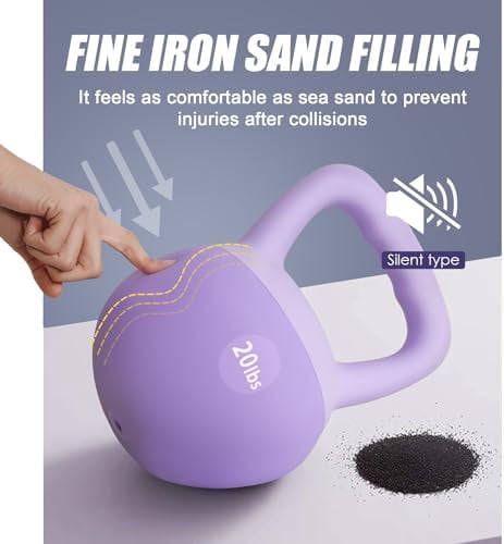 Soft Kettlebell – Purple, 25lbs