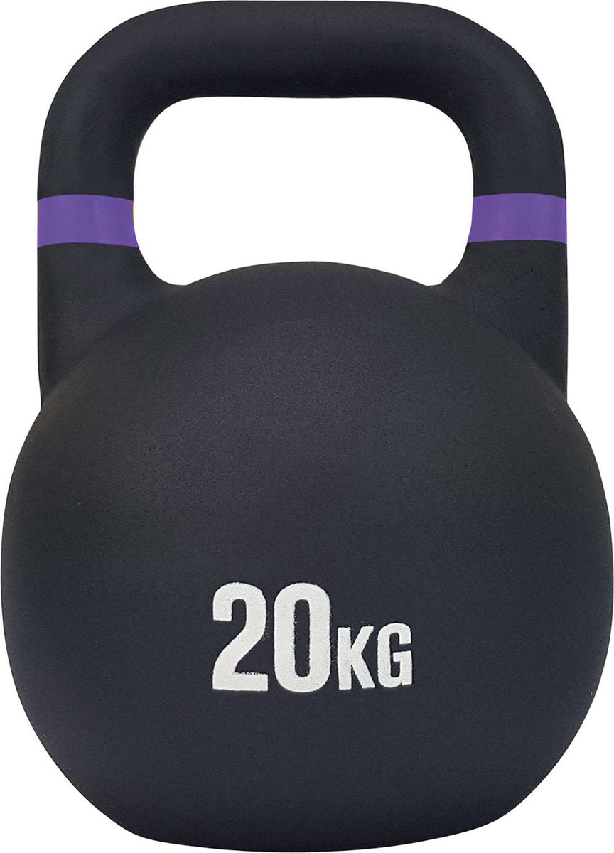 Steel Competition Kettlebell – 20kg, Black