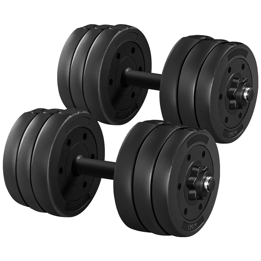 Adjustable Dumbbell Set – 44lb, Black