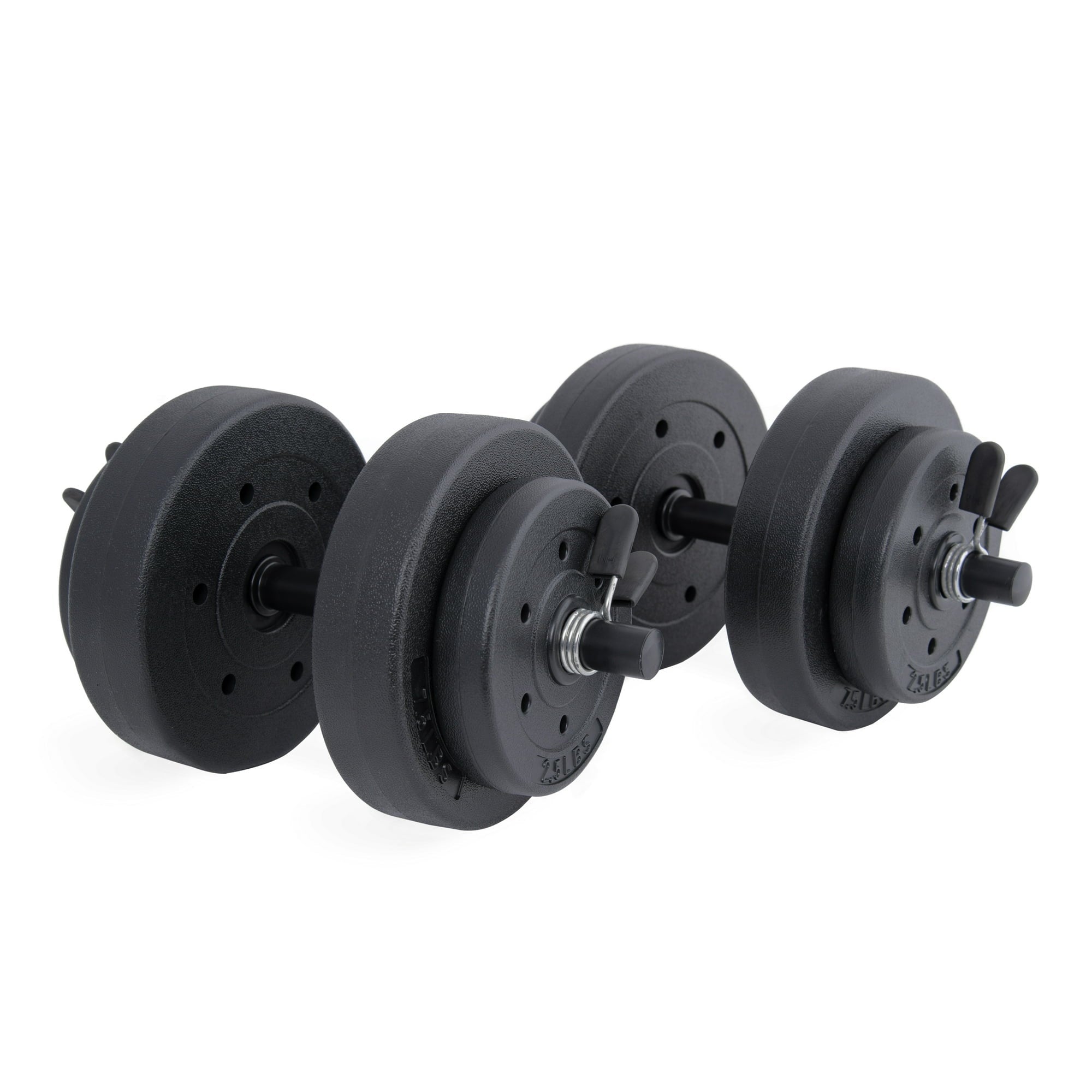 Adjustable Vinyl Dumbbell Set – 40lb