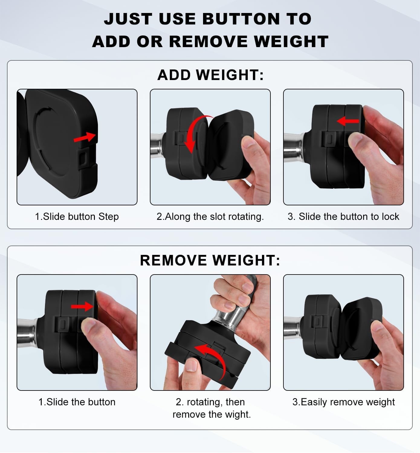 Adjustable Dumbbell Set 15-20 LBS