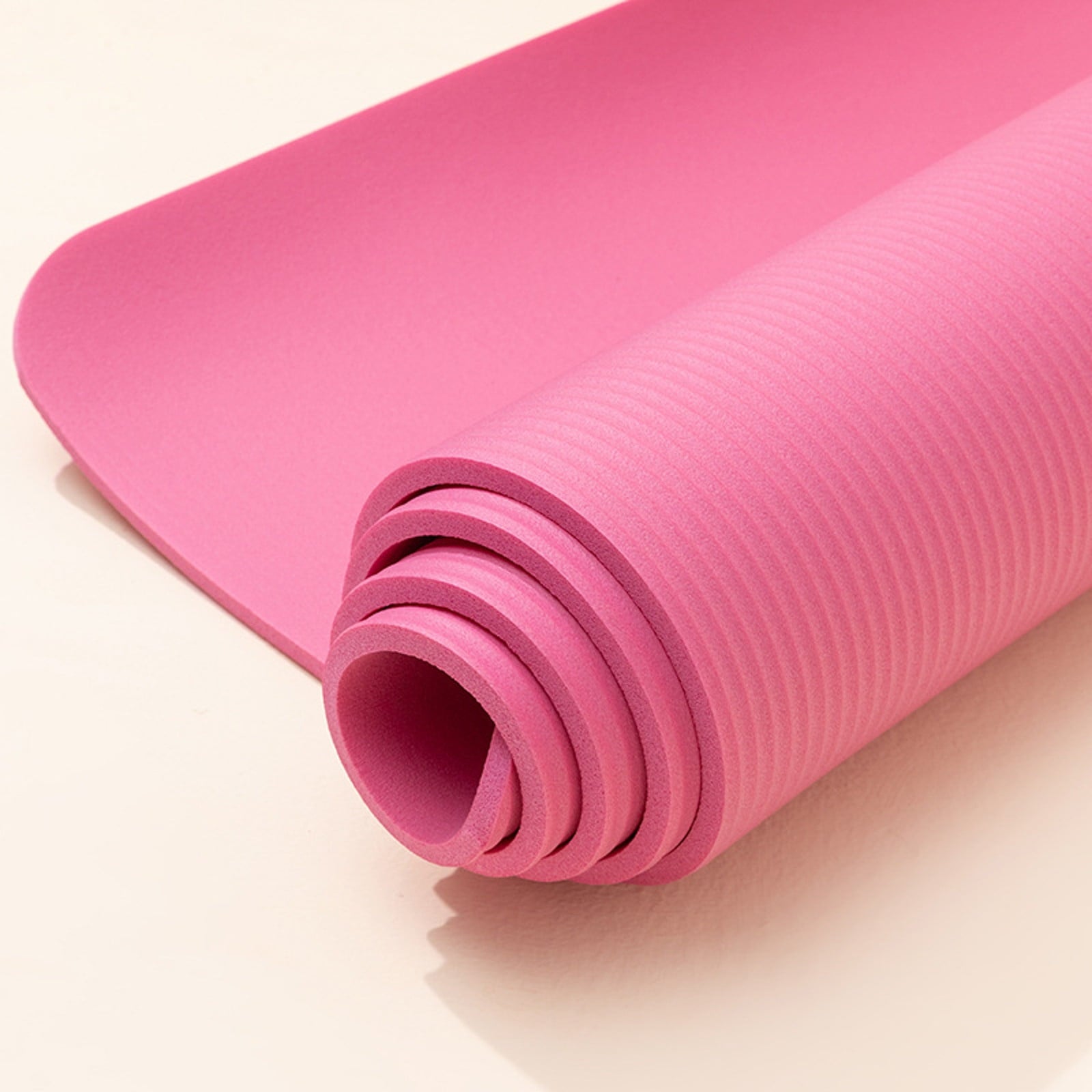 Rubber Yoga Mat - Pink