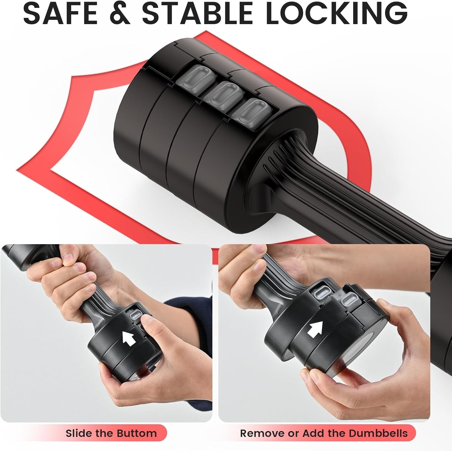 Adjustable Dumbbells - Women's Hand Weights