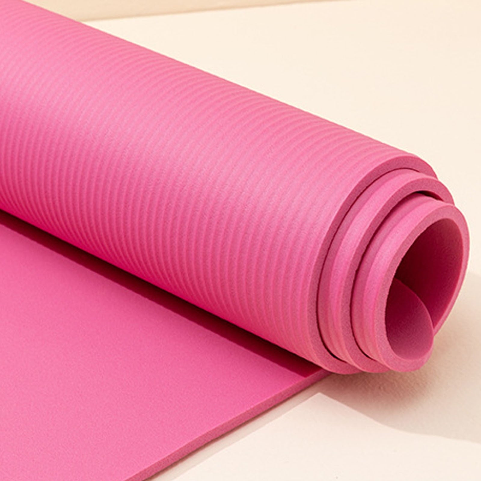 Rubber Yoga Mat - Pink