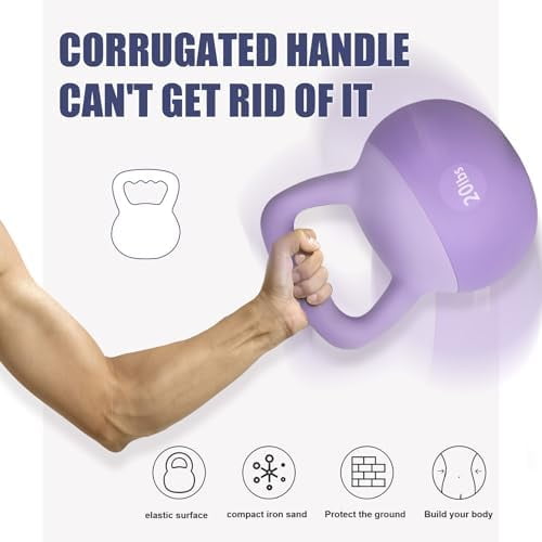 Soft Kettlebell – Purple, 25lbs