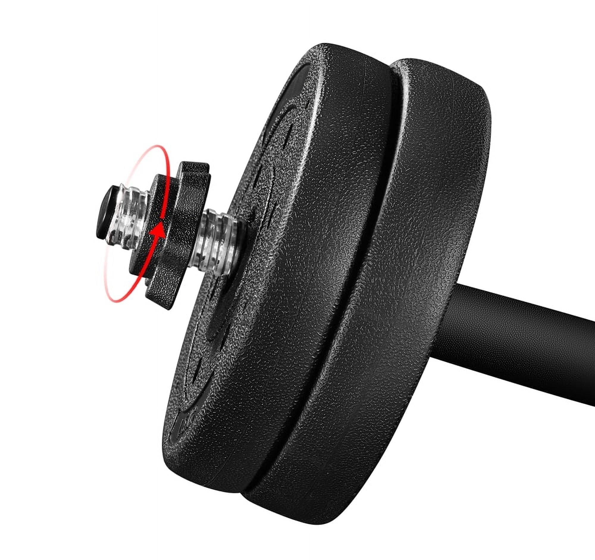 Adjustable Dumbbell Set – 44lb, Black