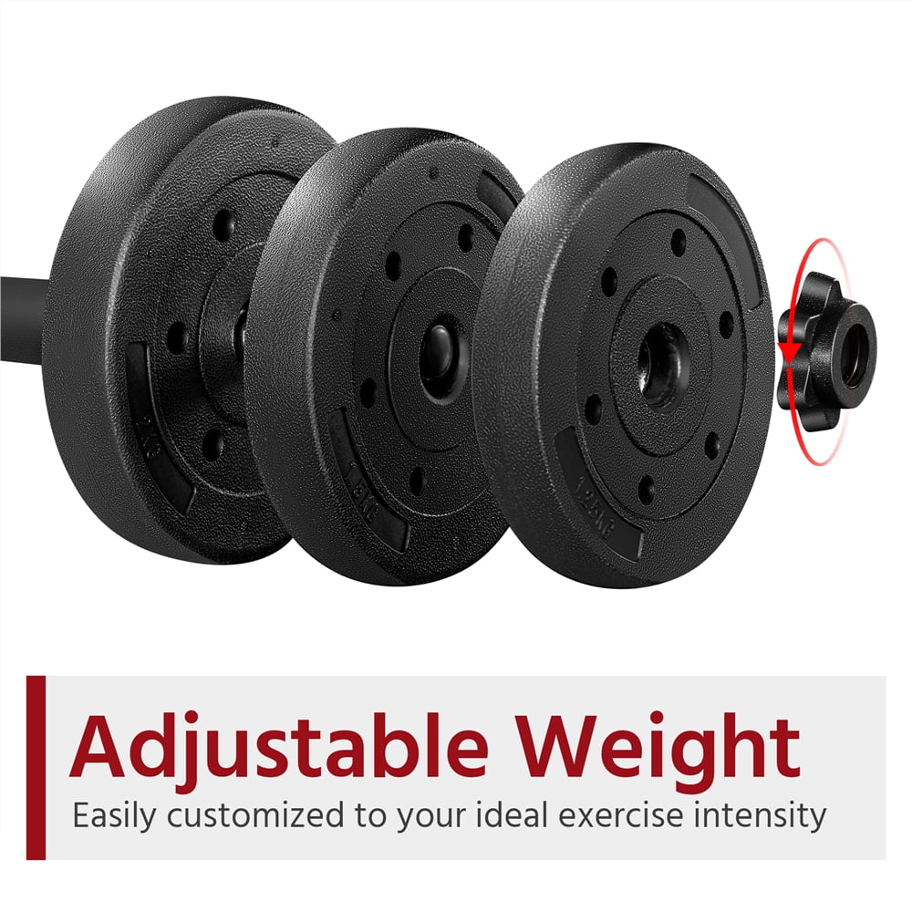 Adjustable Dumbbell Set – 44lb, Black
