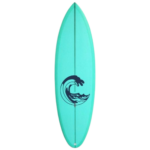 High-Performance Shortboard - Mint Green