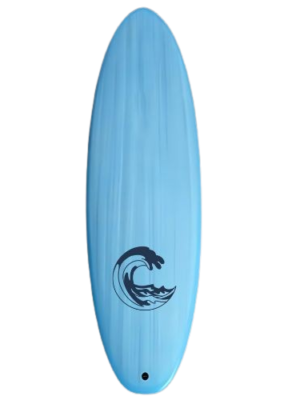 Surfboard 6'10" FCS II - Light Blue