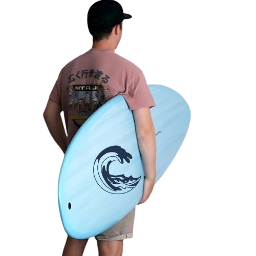 Surfboard 6'10" FCS II - Light Blue