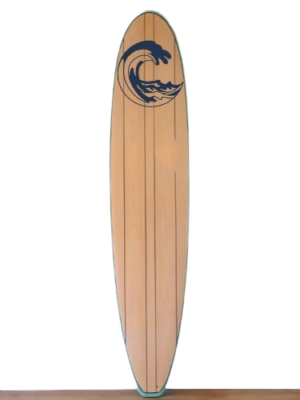 Classic 9ft Longboard - Wood Deck