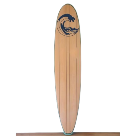 Classic 9ft Longboard - Wood Deck